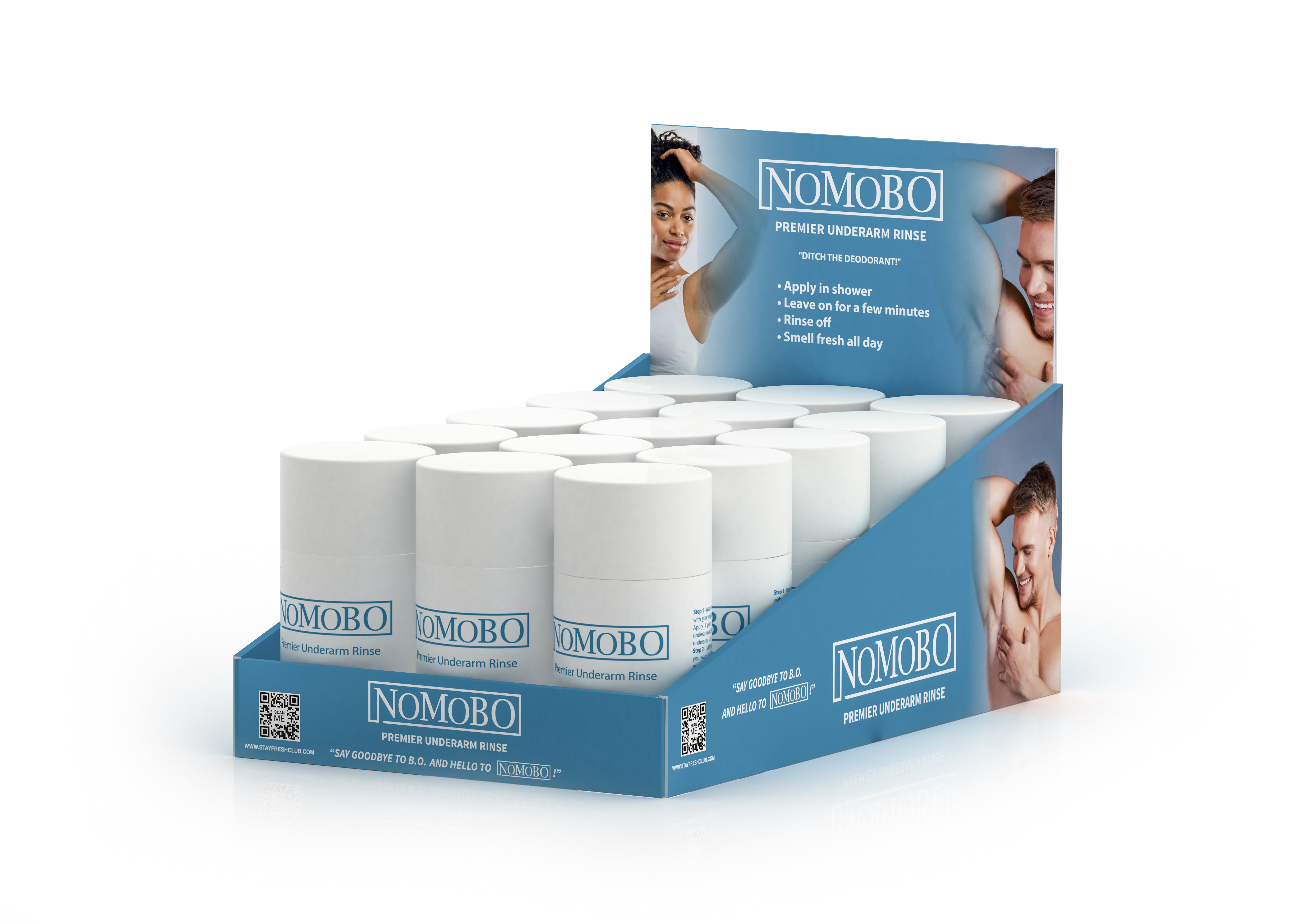 NOMOBO Premier Underarm Rinse (15 Units Per Case)